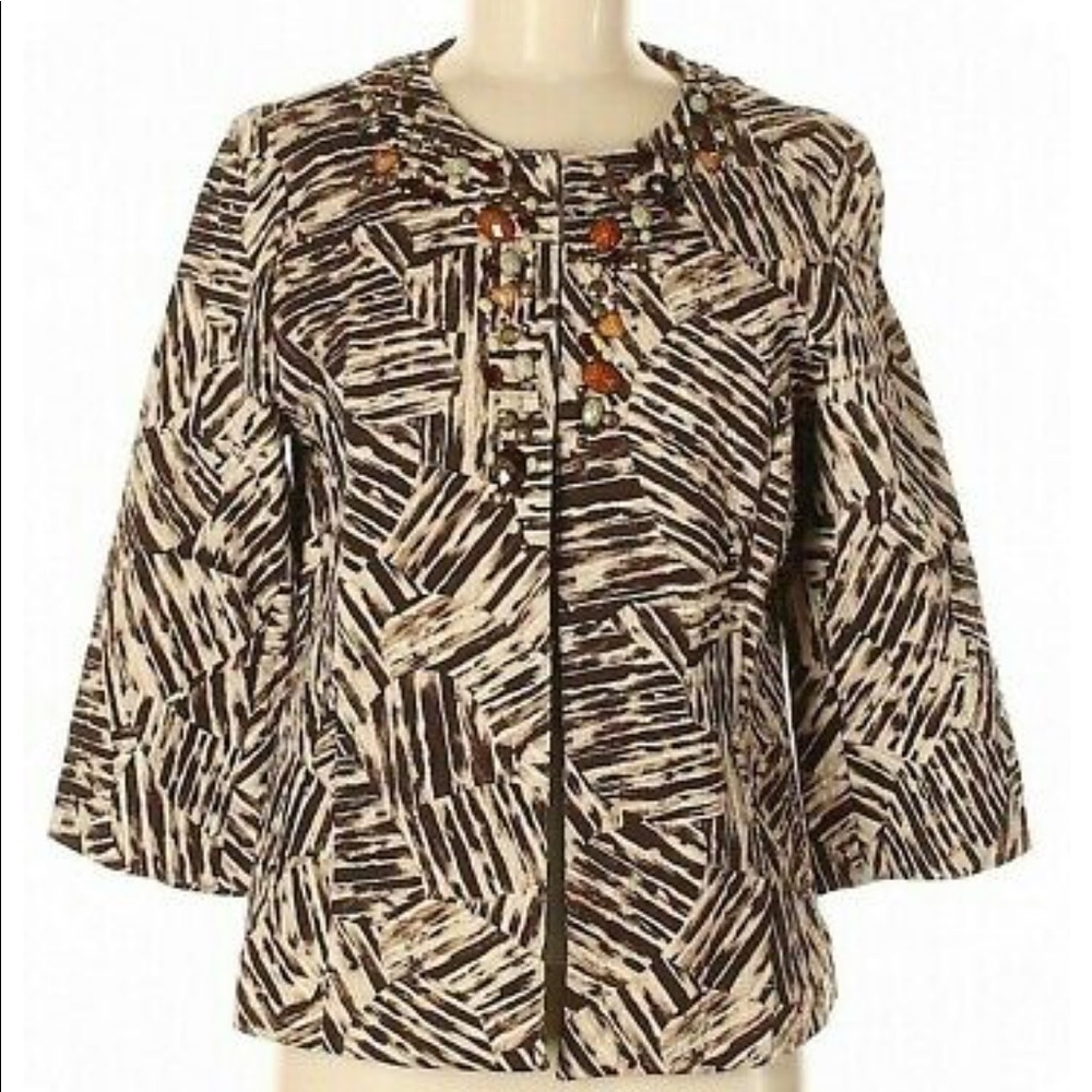 Chico’s Jungle Fusion Jeweliete Cairo Jacket